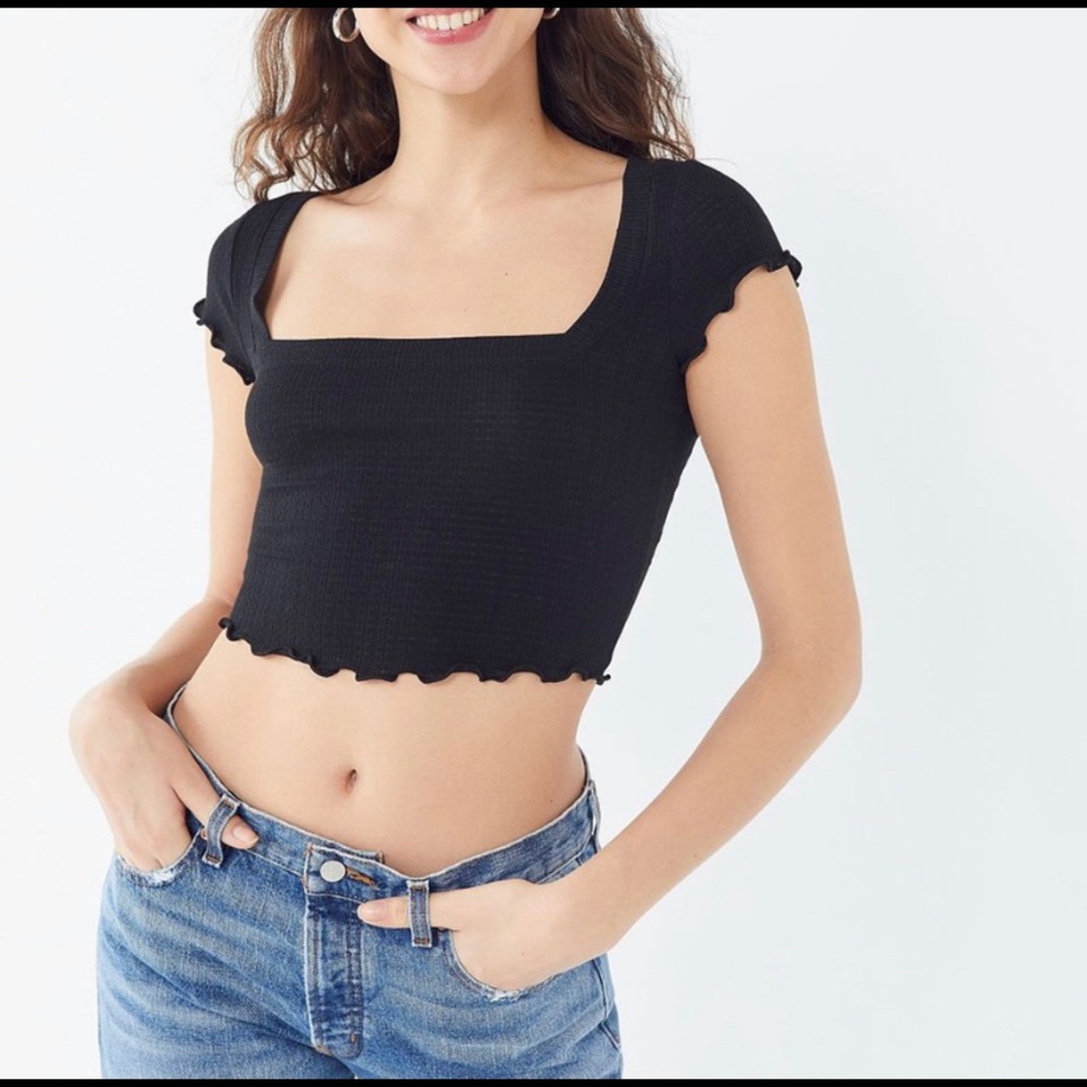 Out From Under Shoreline Square Neck Cropped Top
